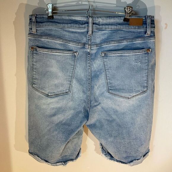 Judy Blue Distressed Cut Off Jean Shorts, 2XL - Picture 6 of 13